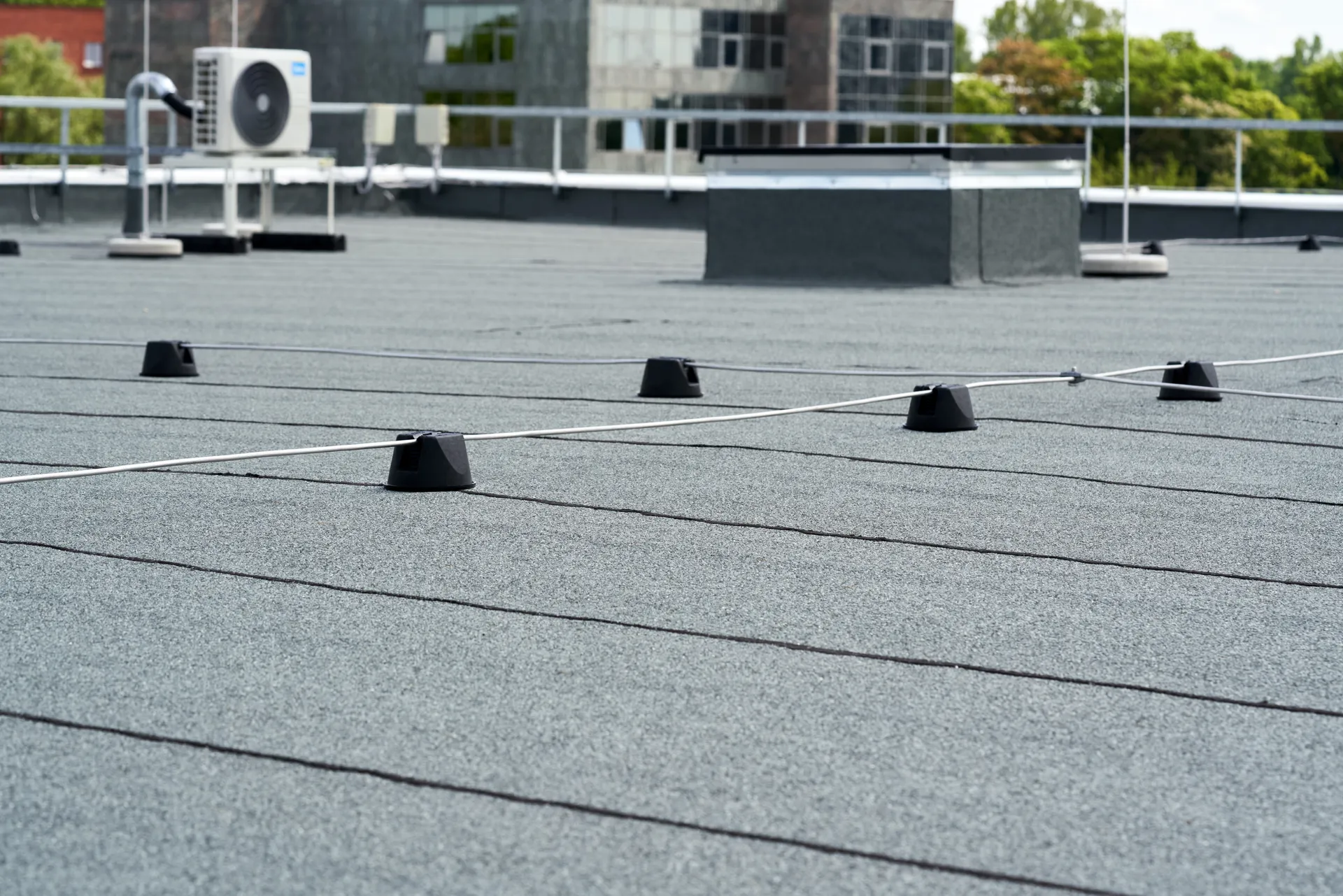 Flat roofing